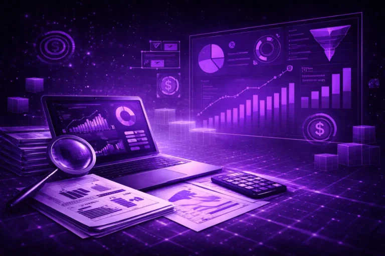 business intelligence reports for small business including cash flow, sales pipeline, margins and analytics dashboard insights